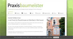 Desktop Screenshot of praxisbaumeister.de